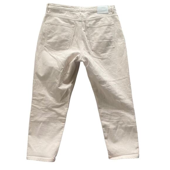 Everlane Jeanse Size 32 White/Cream High Rise Straight Ankle - Picture 2 of 7